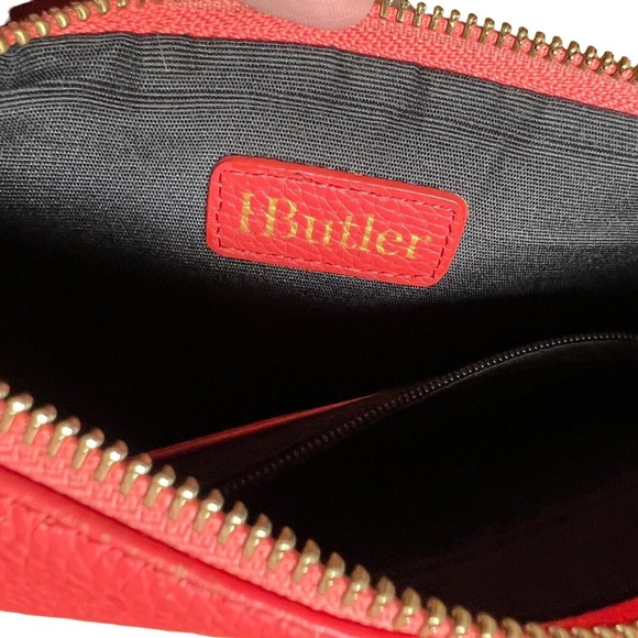 HANDBAG BUTLER Mighty Purse Pink Leather Wristlet w/ Charger NEEDS BATTERY - Picture 7 of 8